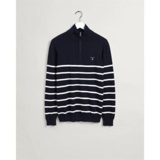GANT BRETON STRIPE HALF ZIP KNIT 8070018 433 (122)