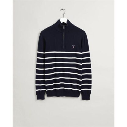 GANT BRETON STRIPE HALF ZIP KNIT 8070018 433 (122)