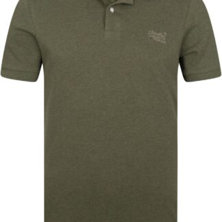 SUPERDRY CLASSIC PIQUE GREEN POLO – Noels Menswear